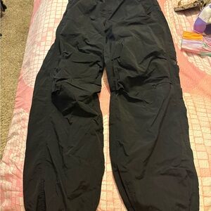 Love Tree Charcoal Parachute Cargo Pants